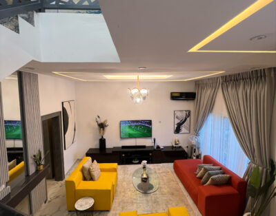 Brand new Beautiful and colourful 3 bed with 2 sitting area, 2 balconies and ps5 in Katampe main