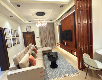 Brand new,tastefully designed,nice exterior high security 3 bedroom apartment in Wuse 2