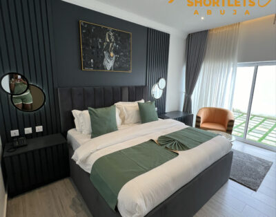 Pristine and premium studio short-stay apartment with outdoor access to massive sit out and complimentary breakfast located in Maitama