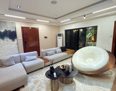 Grandiose and exquisitely furnished 3 bedroom apartment with balcony located in Maitama