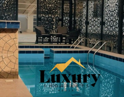 Pristine and beautiful 2bedroom apartment with swimming pool & 2 balconies located in Jahi.