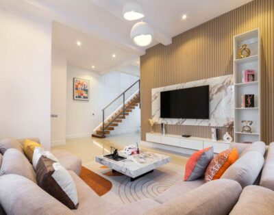 Contemporary 4 Bedroom Semi-Detached Duplex with PS5 Games, Snooker Board, Floating Stairs, Self compound, Balconies, Bathtub and Private Chef/ Chauffeur on demand