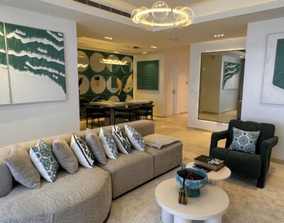 Oceanview 2 Bedroom Penthouse in Eko Atlantic City with Olympic sized Swimming pool, SPA, gym, Balcony with Snooker Board, In-house Restaurant, Ocean & City view