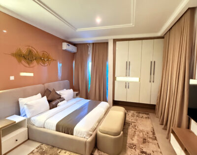 Beautiful 4 bed shortlet duplex apartment in Guzape with 2 balcony with views