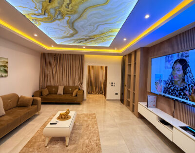 Very comfortable 3 bed shortlet duplex apartment in Guzape with cctv cameras and ps5