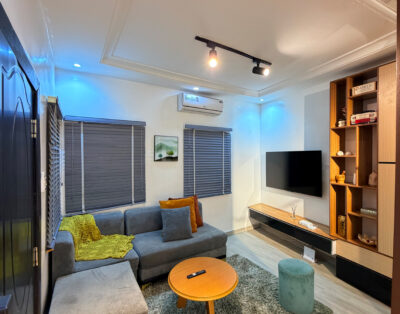 1 bed Shortlet Maitama · Bar Seating & Cozy Sitout