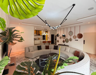 2 Bed Shortlet Jahi · Marble Floors & African Art
