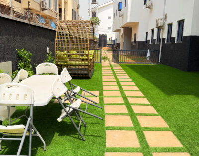 3/2 Bed Shortlet Jahi · Mini Golf & Large Sitout